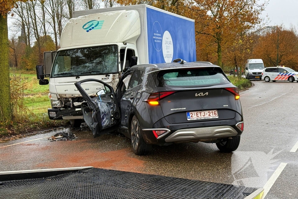 Gewonde bij frontale botsing