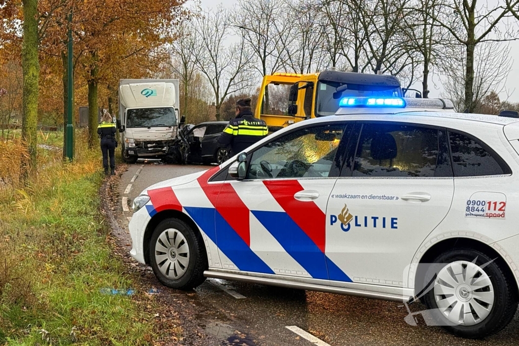 Gewonde bij frontale botsing