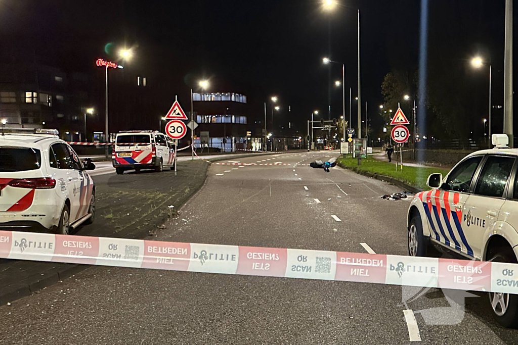 Scooterrijder ernstig gewond bij verkeersongeval