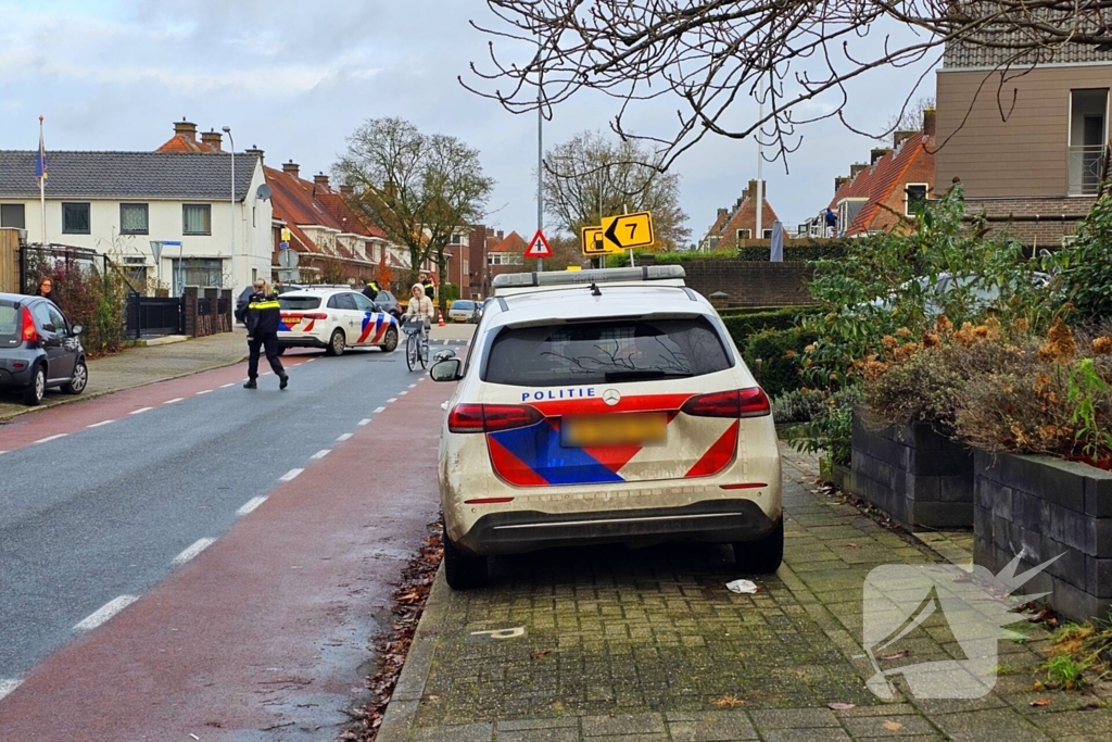 Fietsster gewond bij botsing met auto