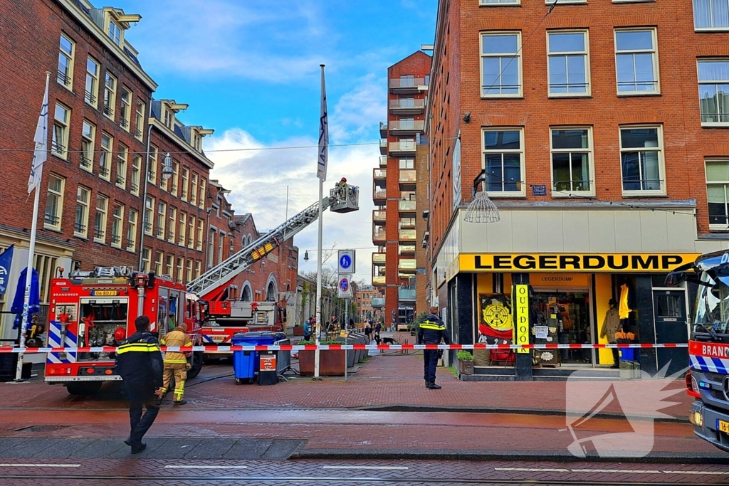 Veel rook bij brand in appartement