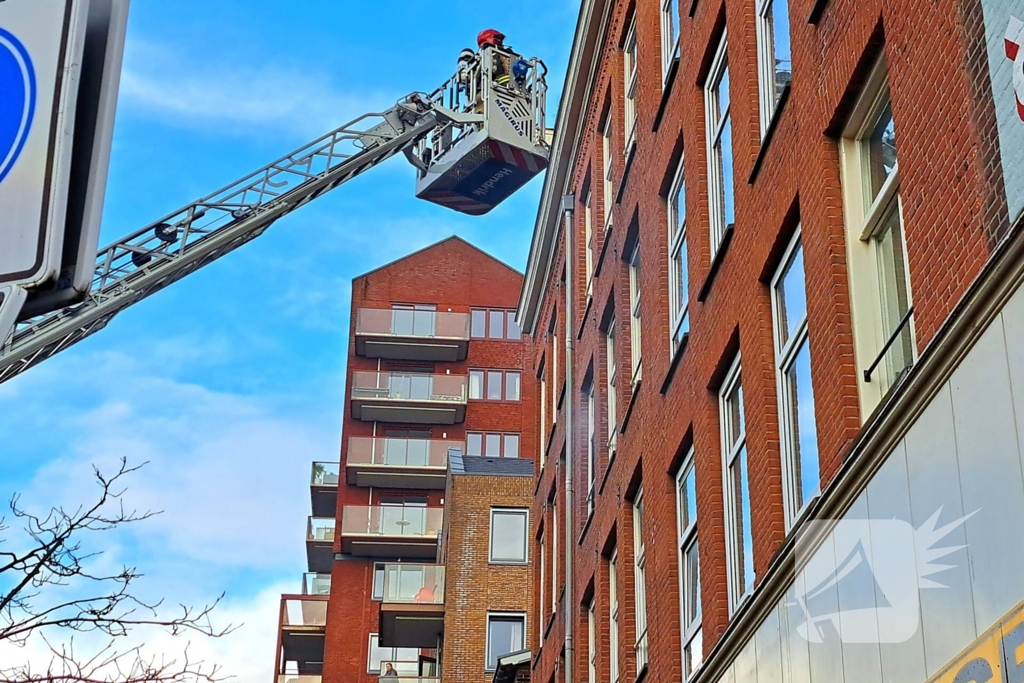 Veel rook bij brand in appartement