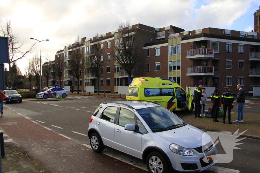 Fietser gewond bij aanrijding op kruispunt