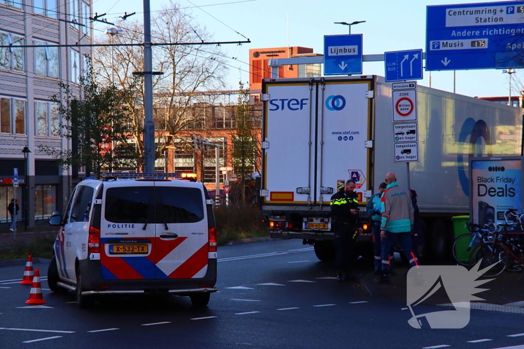 Fietser gewond na val