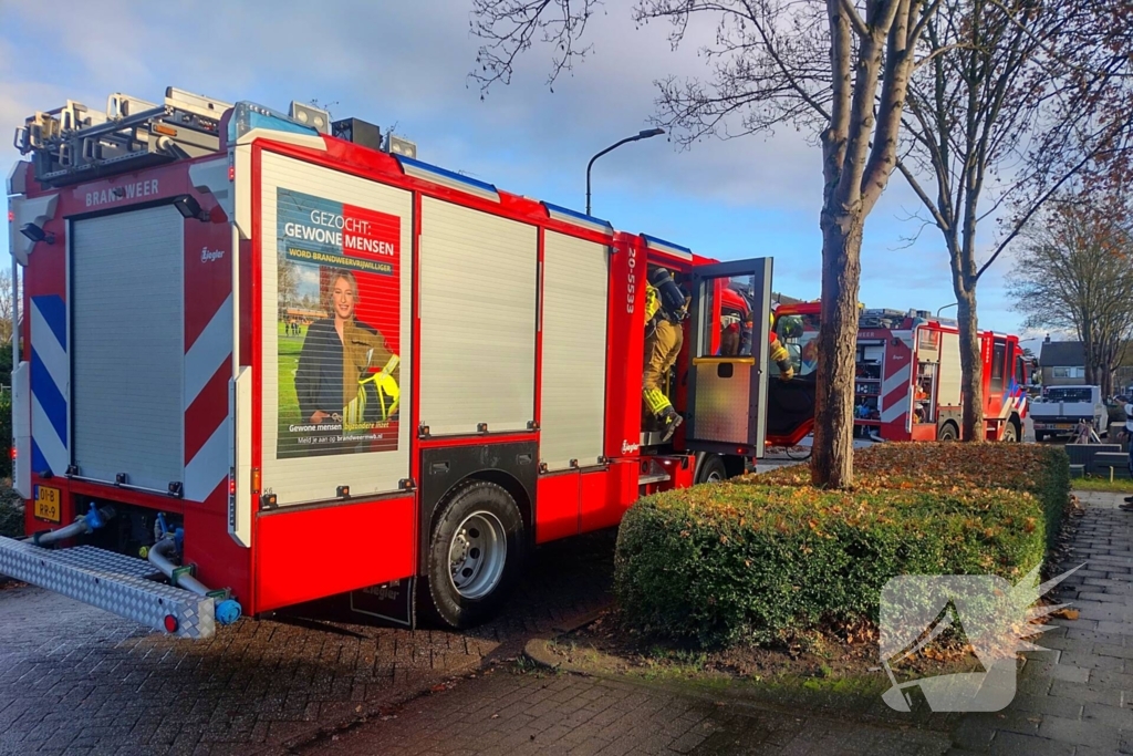 Brand in keuken snel onder controle