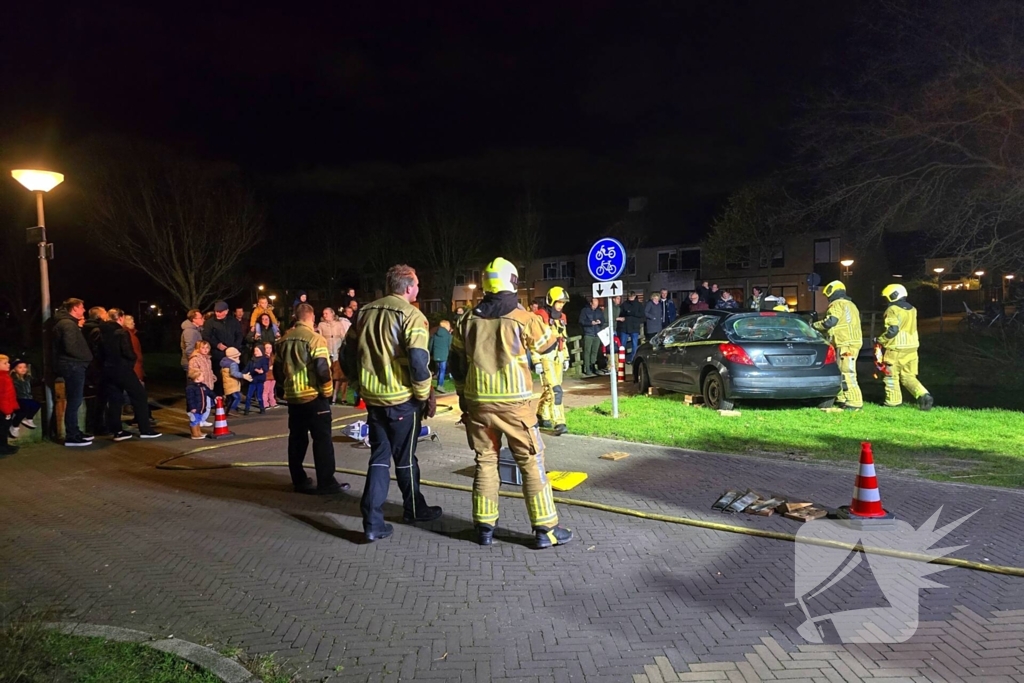 Veel bekijks bij brandweer oefening