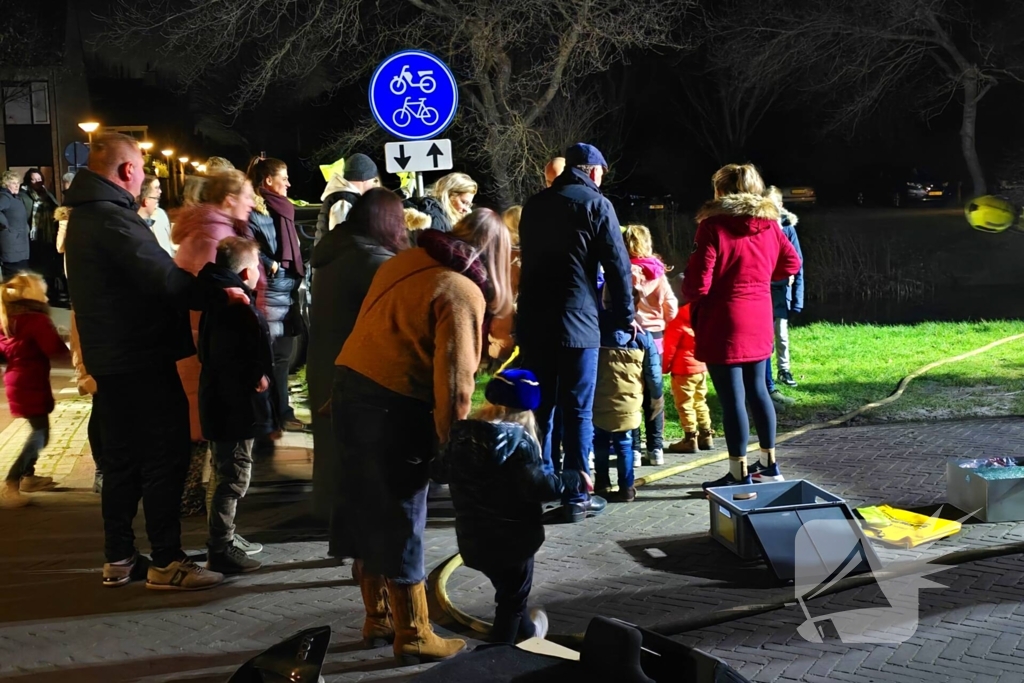 Veel bekijks bij brandweer oefening