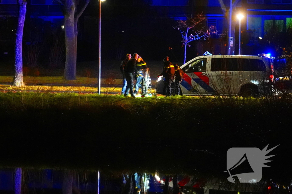 Grote zoekactie naar mogelijke drenkeling in vijver