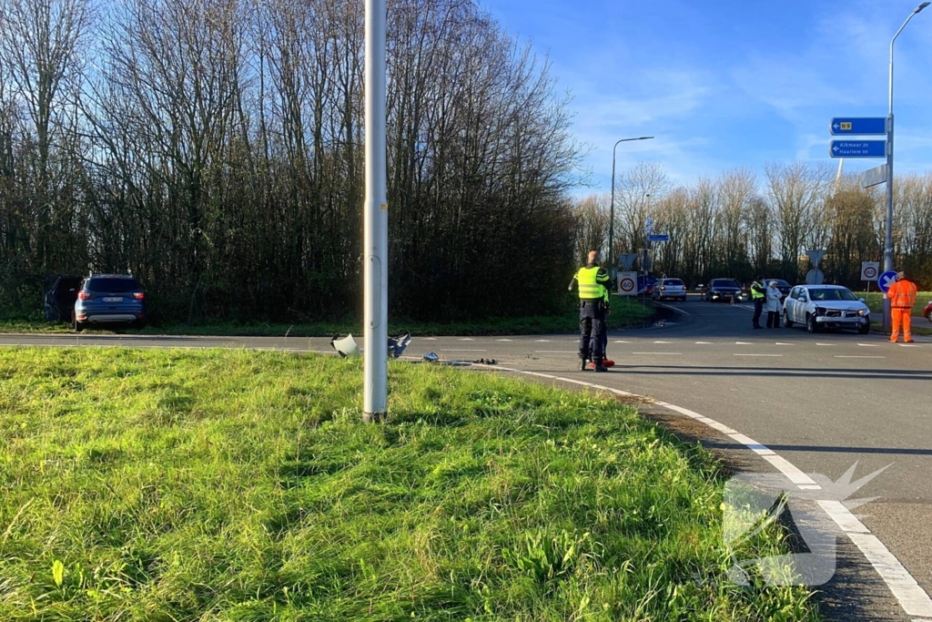 Flinke vertraging door aanrijding