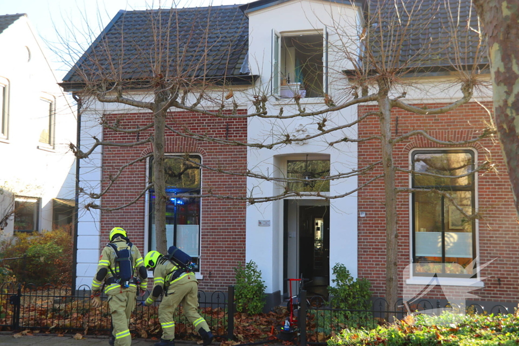 Brand op zolder snel onder controle