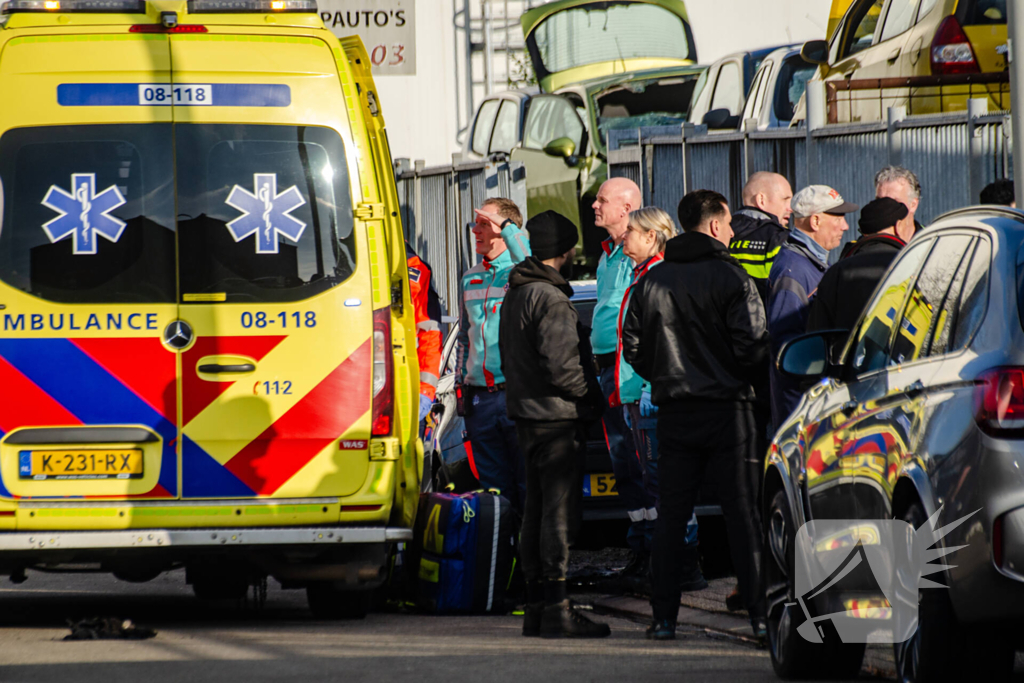 Traumateam ingezet voor incident bij autodemontage bedrijf