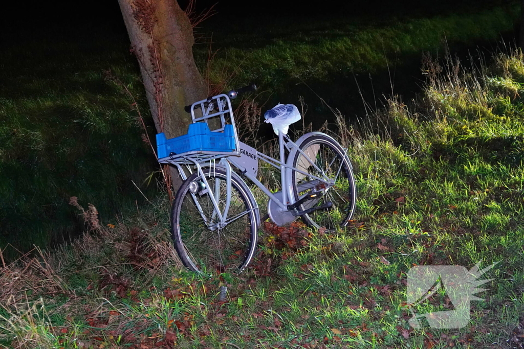 Fietser en automobilist komen met elkaar in botsing