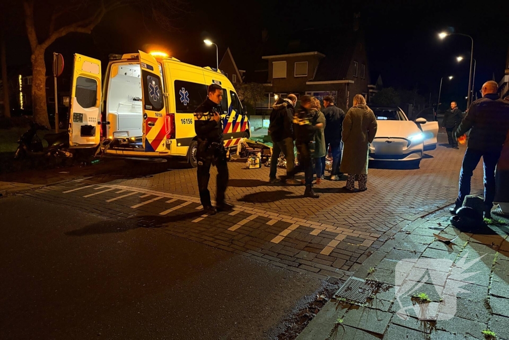 Scooterrijder gewond bij aanrijding met automobilist