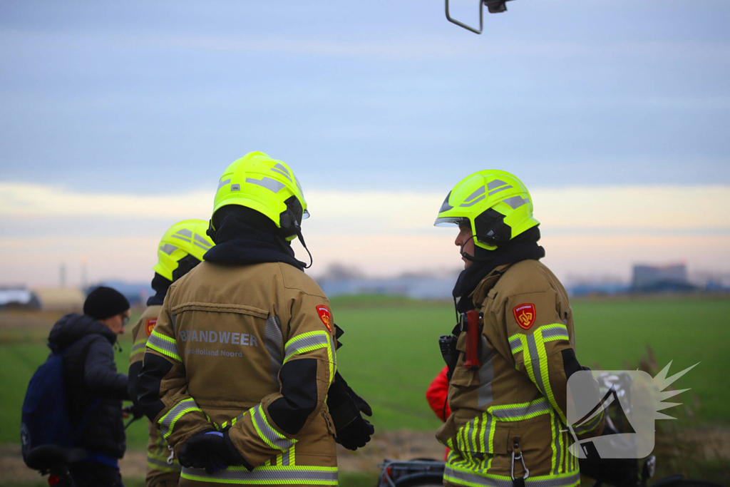 Gasflessen ontploft bij brand op tuindersvereniging