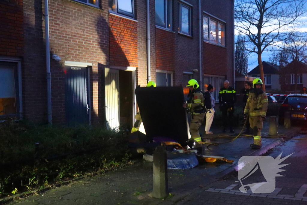 Brand in berging snel onder controle