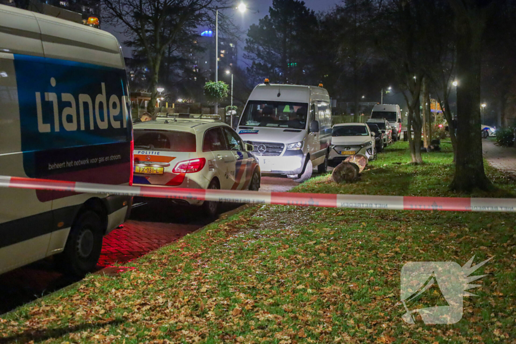 Onderzoek bij woning na explosie en brand