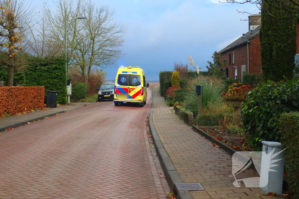 Traumahelikopter geland voor medische incident