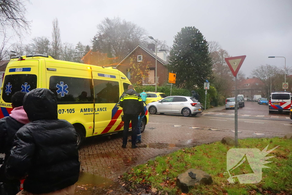 Fietser loopt hoofdwond op bij ongeval