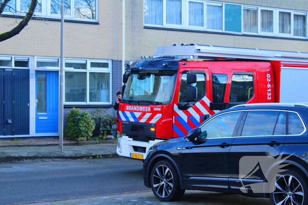 Brandweer draait gaskraan dicht na lekkage