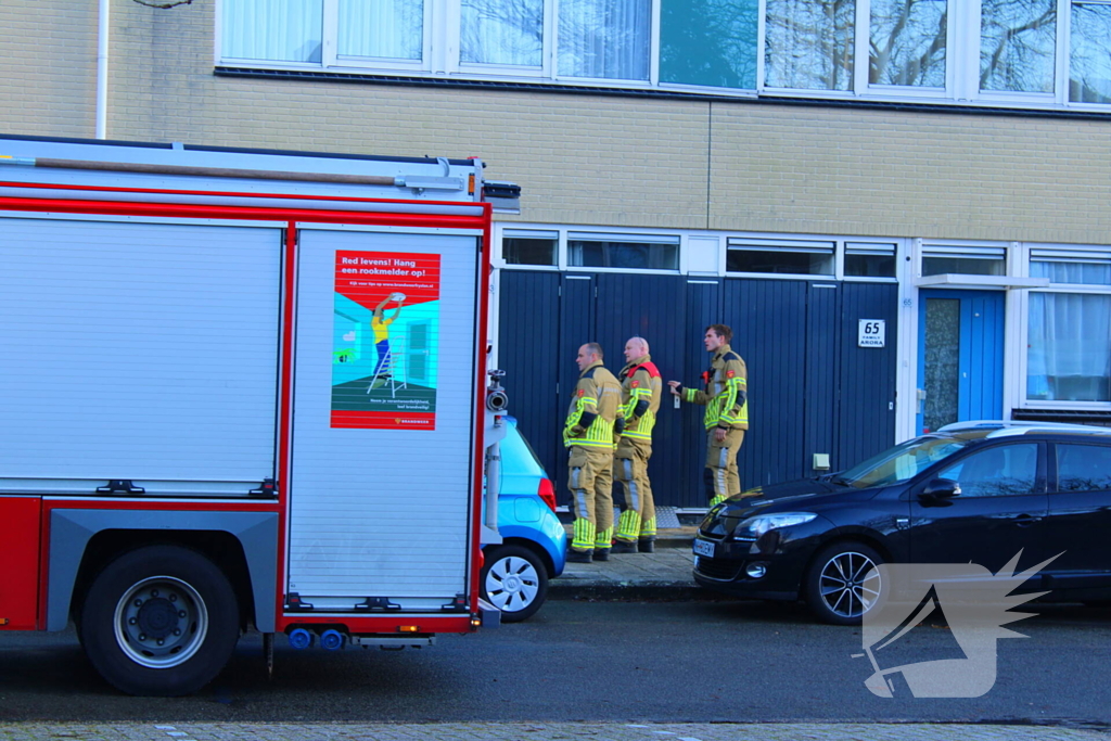 Brandweer draait gaskraan dicht na lekkage