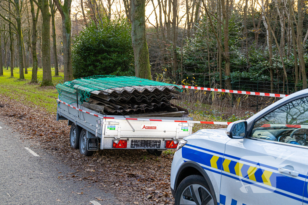 Gestolen aanhanger teruggevonden in afgelegen gebied