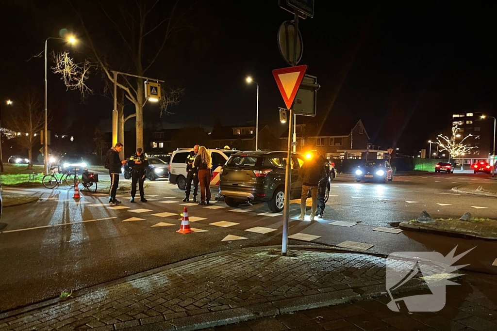 Fietser geschept op oversteekplaats