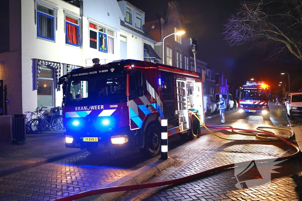 Evacuatie na brand in opvang locatie Leger des Heils