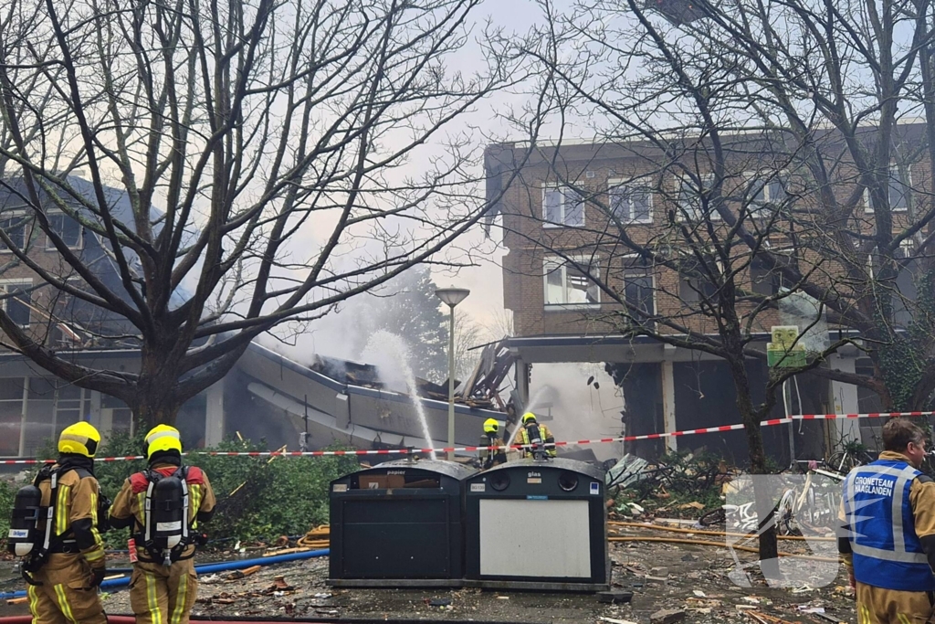 Dode en gewonden nadat deel van flat instort door explosie