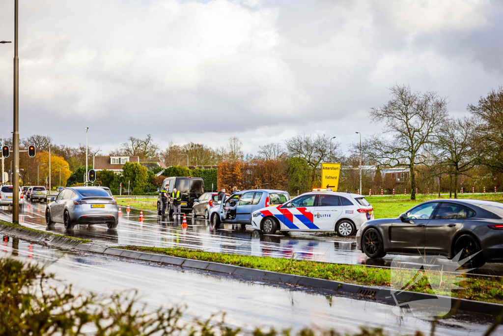 Schade bij kop-staart botsing