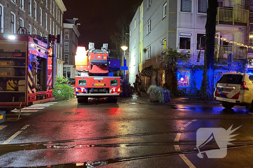 Ontplofte boiler zorgt voor brand