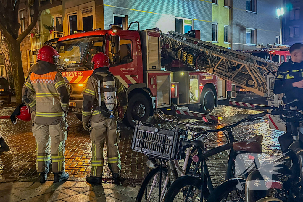 Ontplofte boiler zorgt voor brand