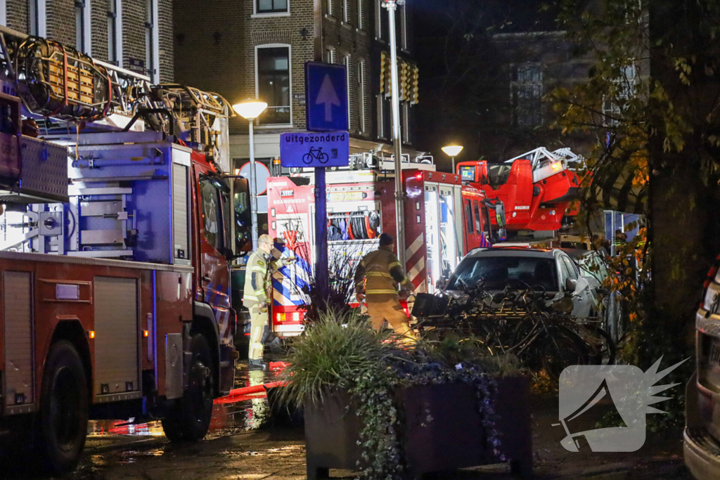 Ontplofte boiler zorgt voor brand