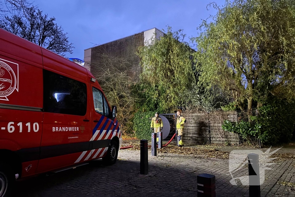 Brand in ondergrondse container zorgt voor veel rookontwikkeling