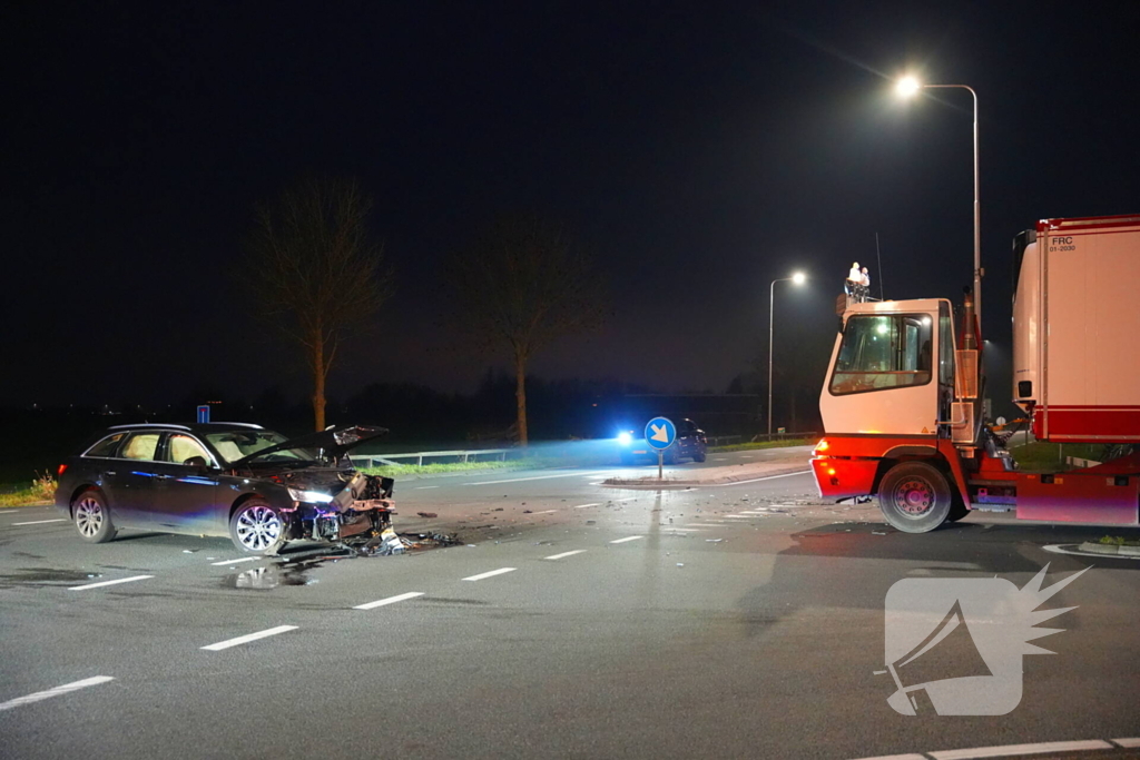 Ongeval veroorzaakt filevorming in dorp