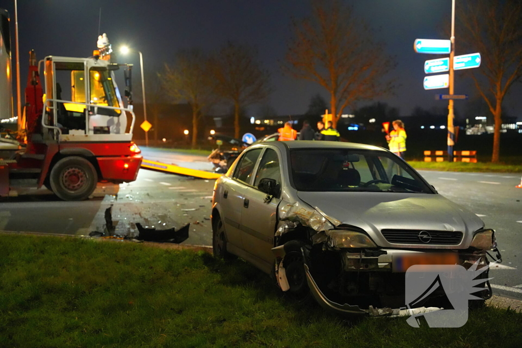 Ongeval veroorzaakt filevorming in dorp