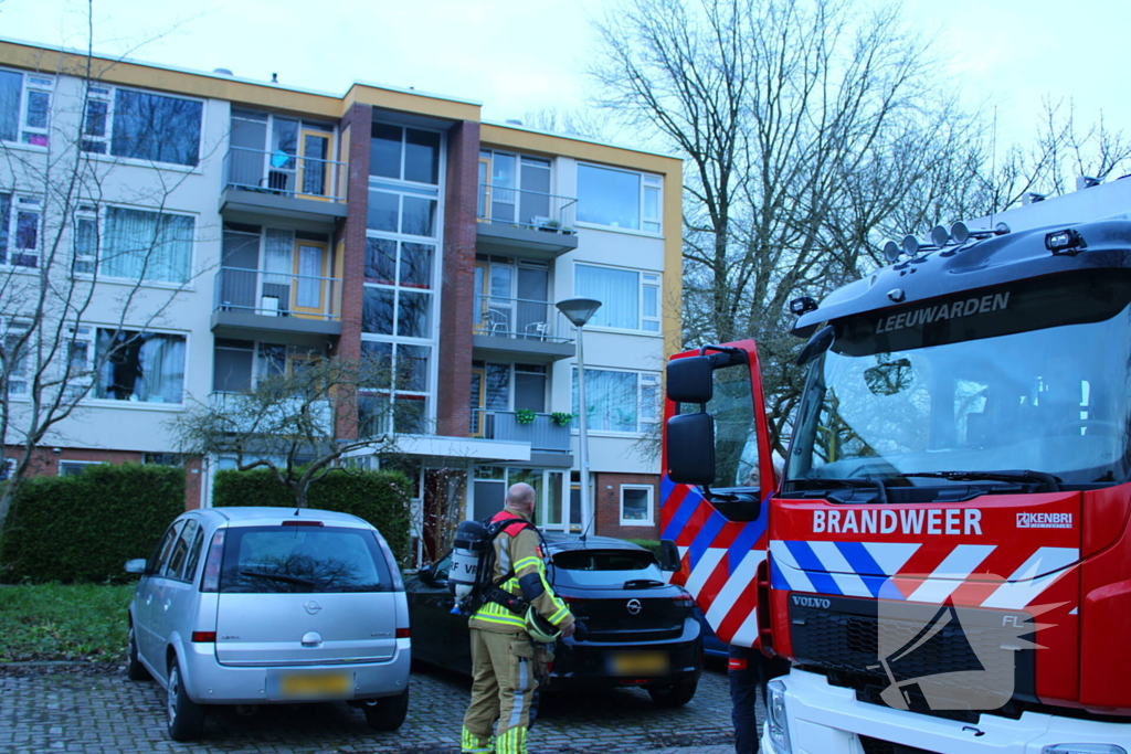 Brandweer doet metingen naar koolstofmonoxide