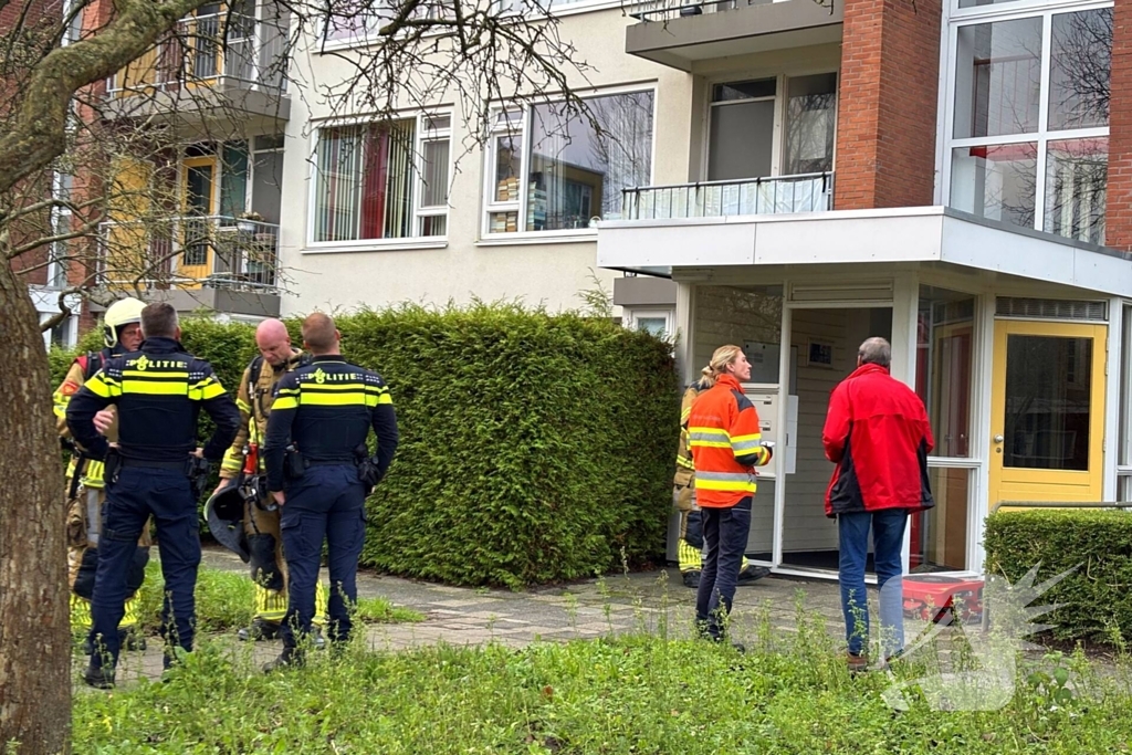 Brandweer doet metingen naar koolstofmonoxide