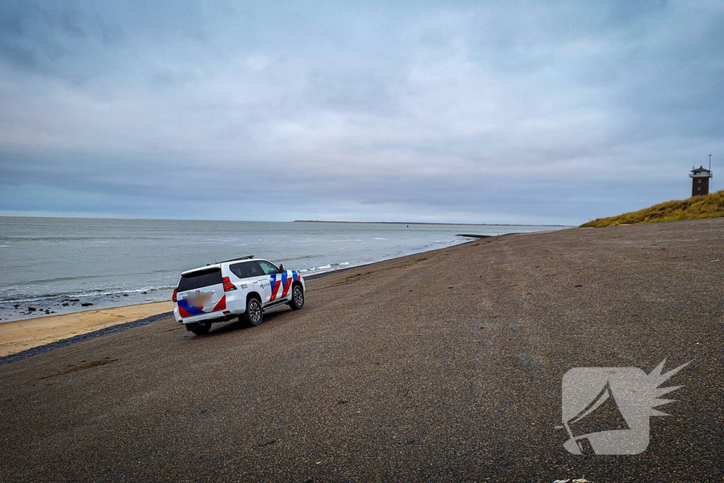 Controle bij kust na vonst drugs