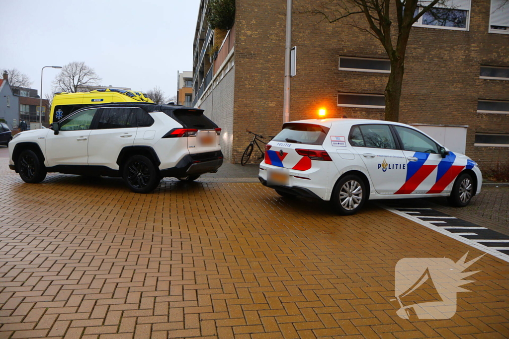 Fietser gewond bij botsing met auto