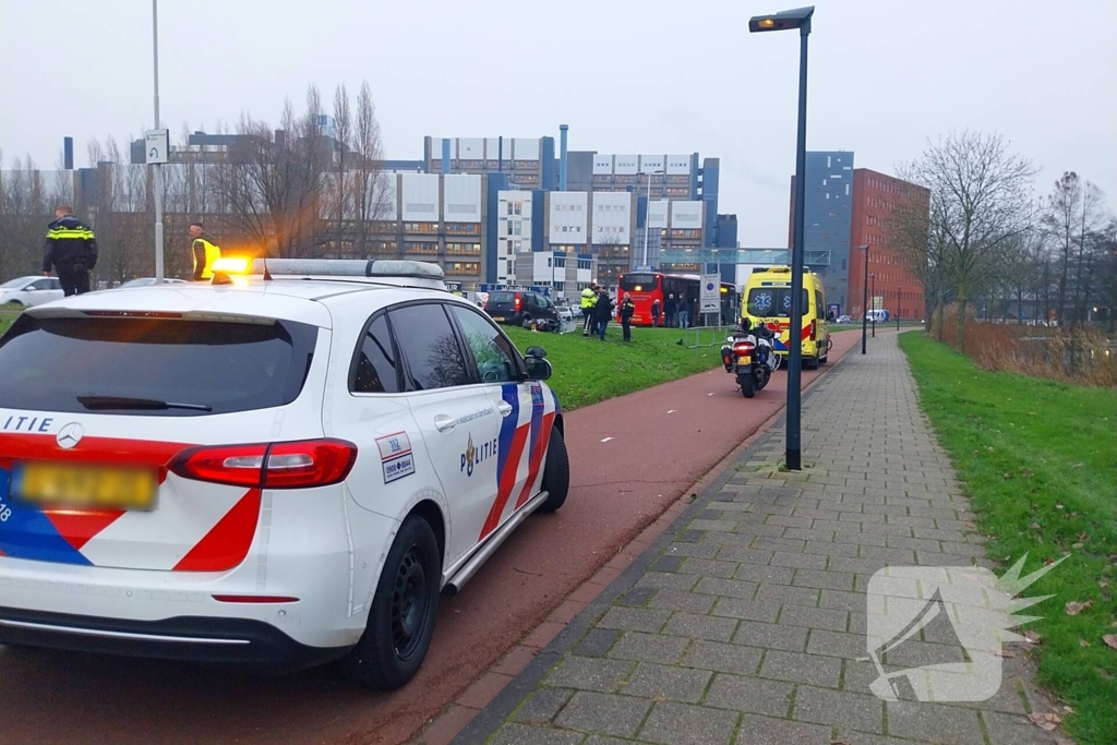 Scooterrijder gewond bij enkelzijdig ongeval