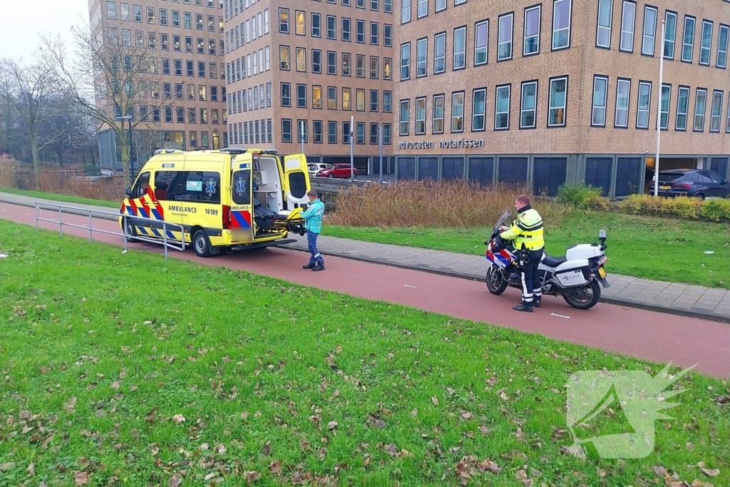 Scooterrijder gewond bij enkelzijdig ongeval