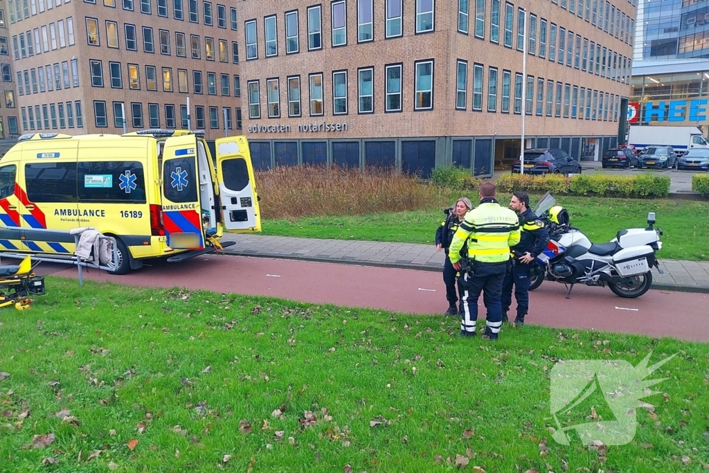 Scooterrijder gewond bij enkelzijdig ongeval