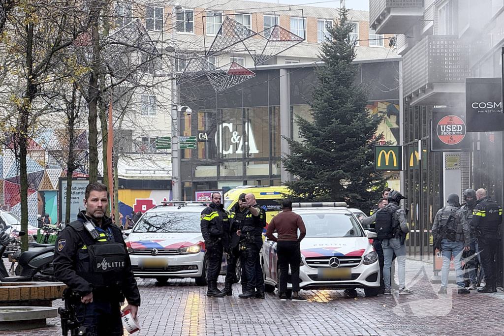 Opgesloten overvaller aangehouden