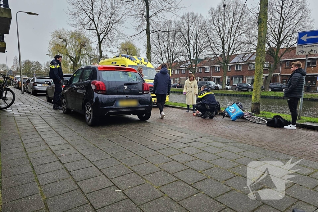 Fietser gewond bij aanrijding