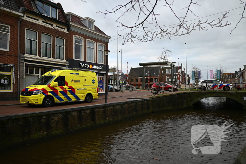 Fietsster belandt in gracht