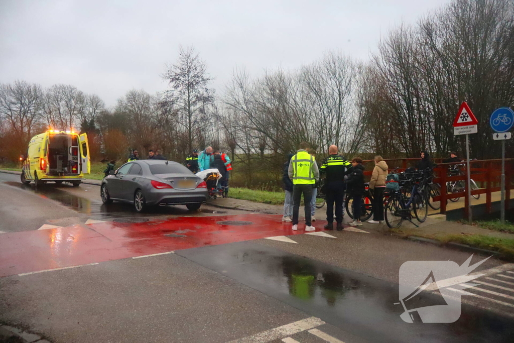 Fietser aangereden bij oversteekplaats