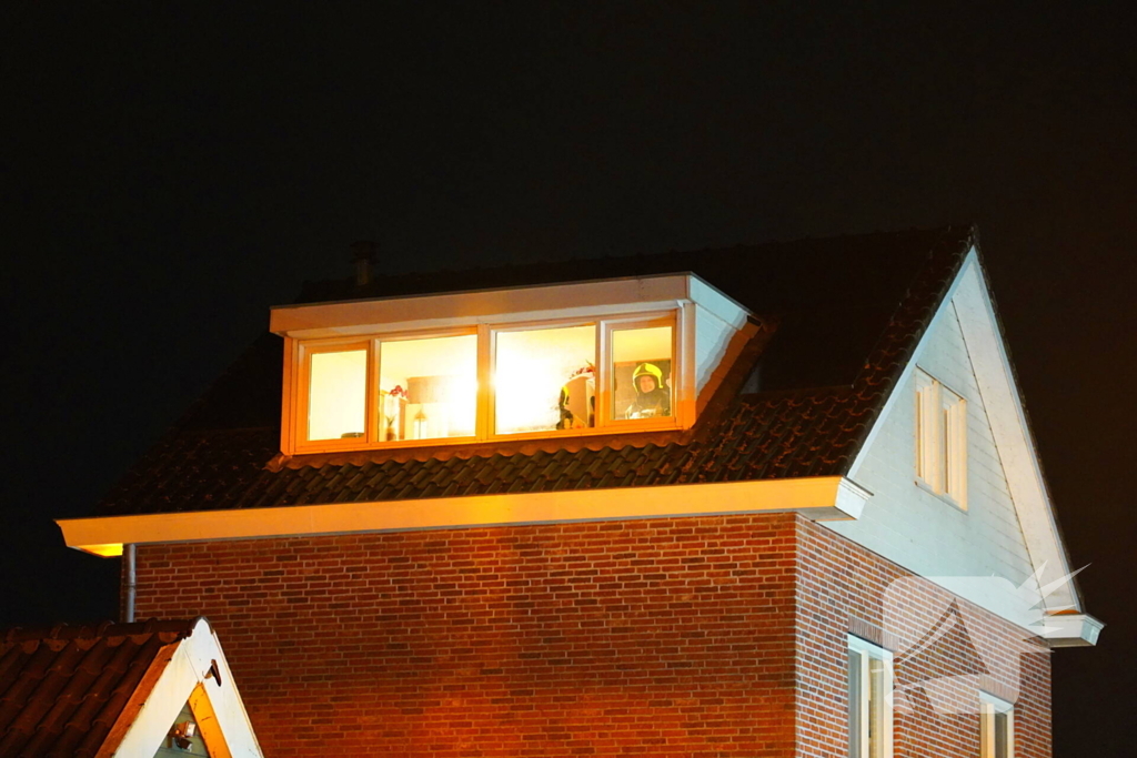 Schoorsteenbrand in vrijstaande woning