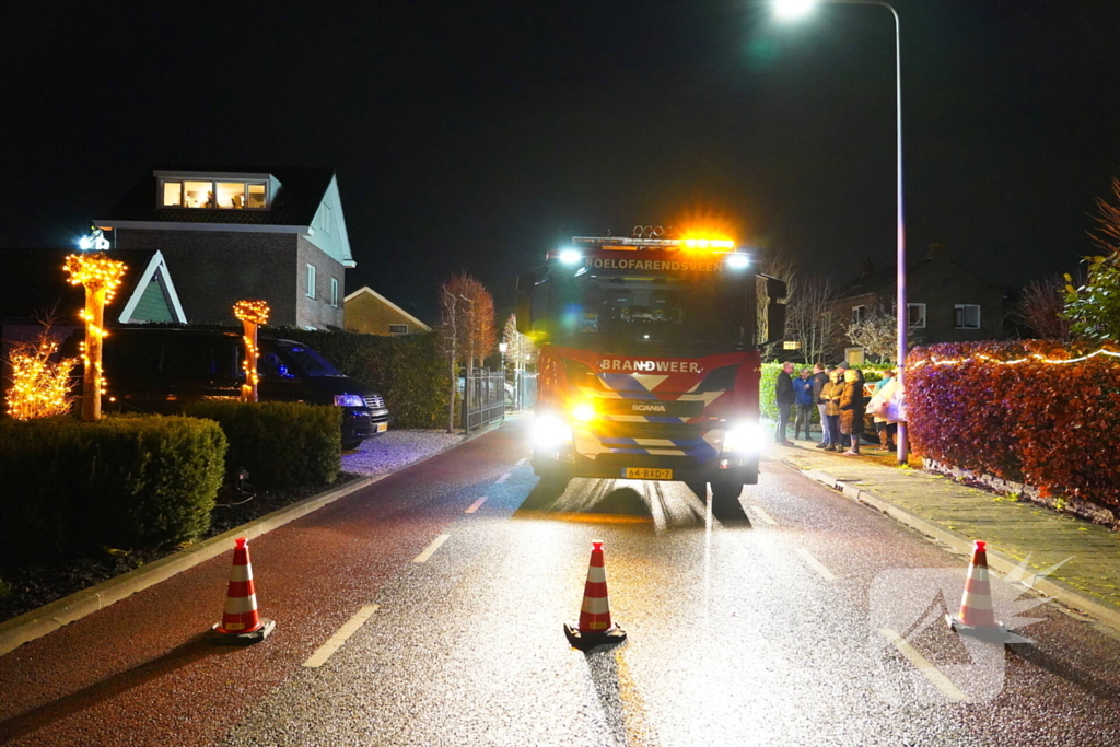 Schoorsteenbrand in vrijstaande woning