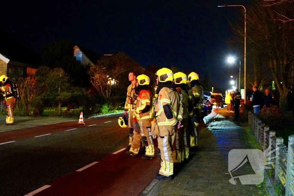 Schoorsteenbrand in vrijstaande woning