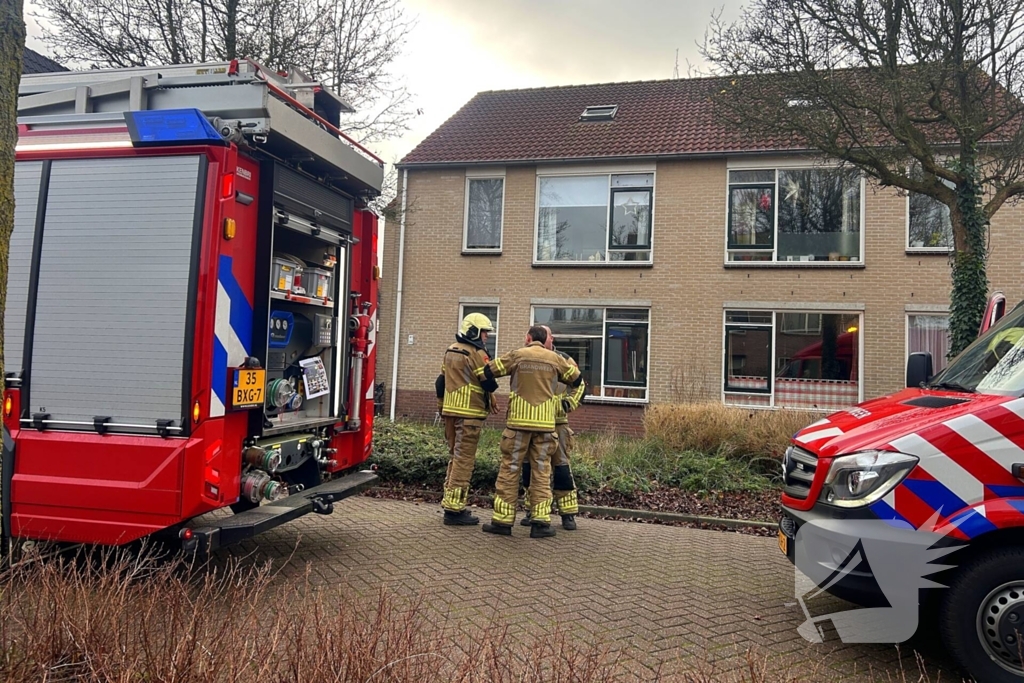 Brand in woning snel onder controle